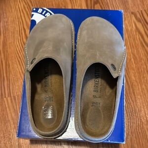 Birkenstock Zermatt Suede Clogs- 39